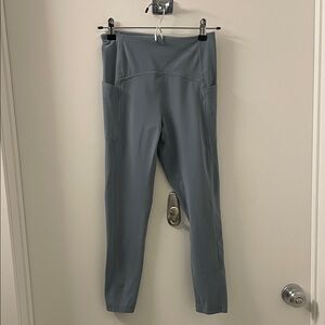 Zella Studio Luxe Pocket blue leggings. Washed once. Never worn. Like new